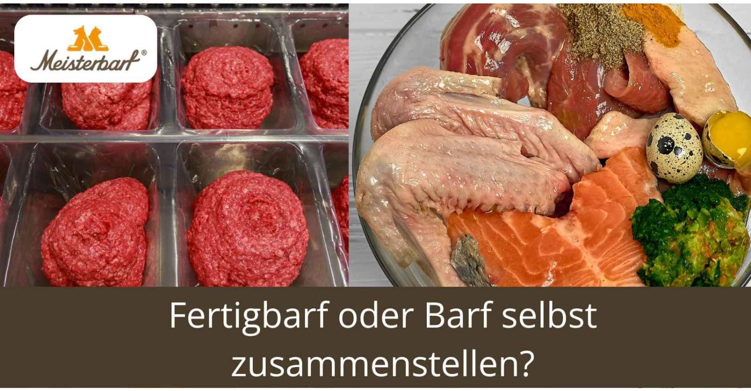 Fertigbarf oder Barf selbst zusammenstellen?