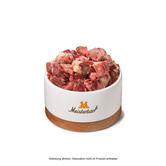Art. 8120 Rindfleisch fettig Würfel, 1 kg