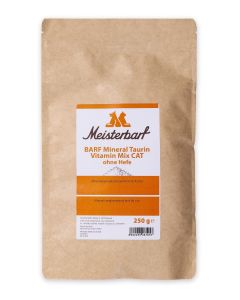 Art. 8704 BARF Taurin Mineral Vitamin Mix CAT ohne Hefe, 250 g